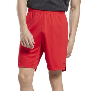 Reebok Men Training Moisture Wicking Knit Shorts Vector Red Size 3XL